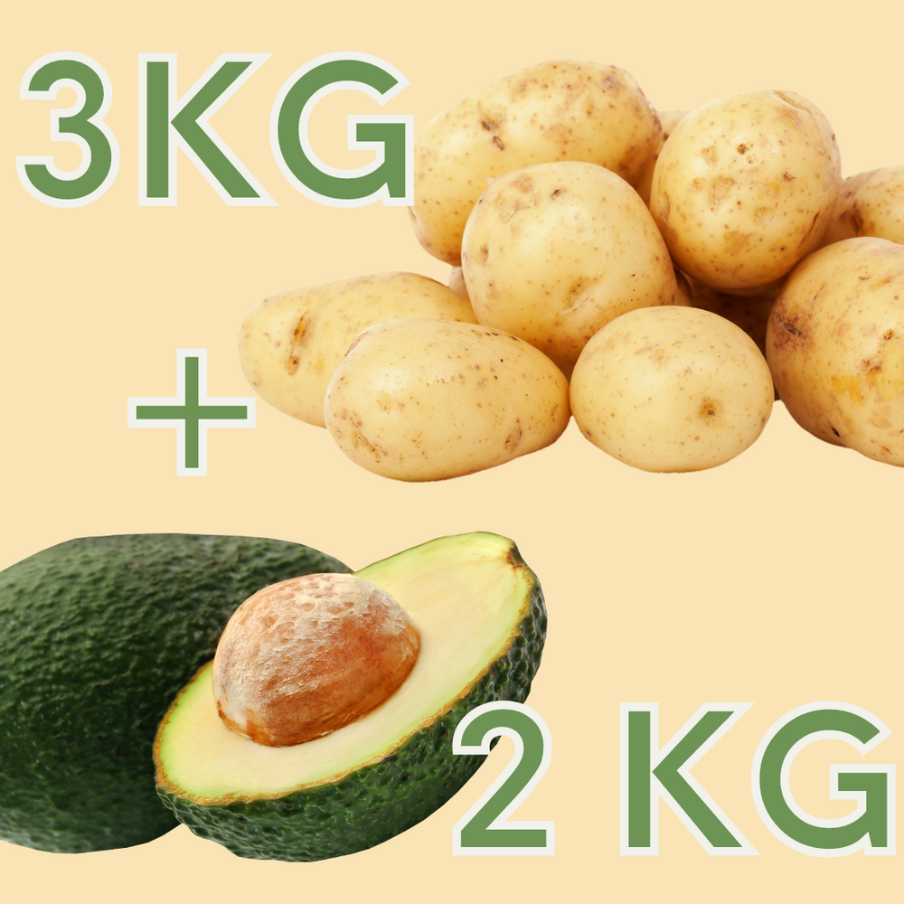3kg Patatas + 2 kg Aguacates