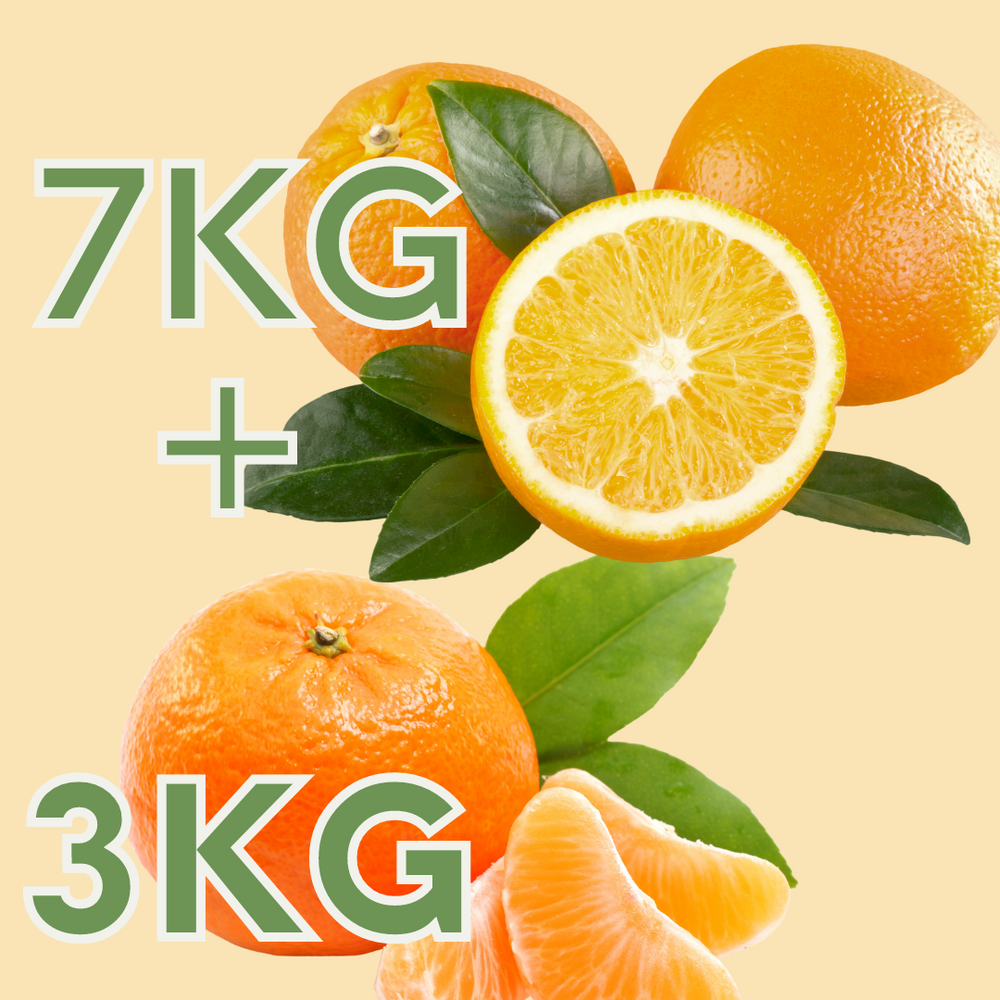 7 Kg Naranja + 3 Kg Mandarinas