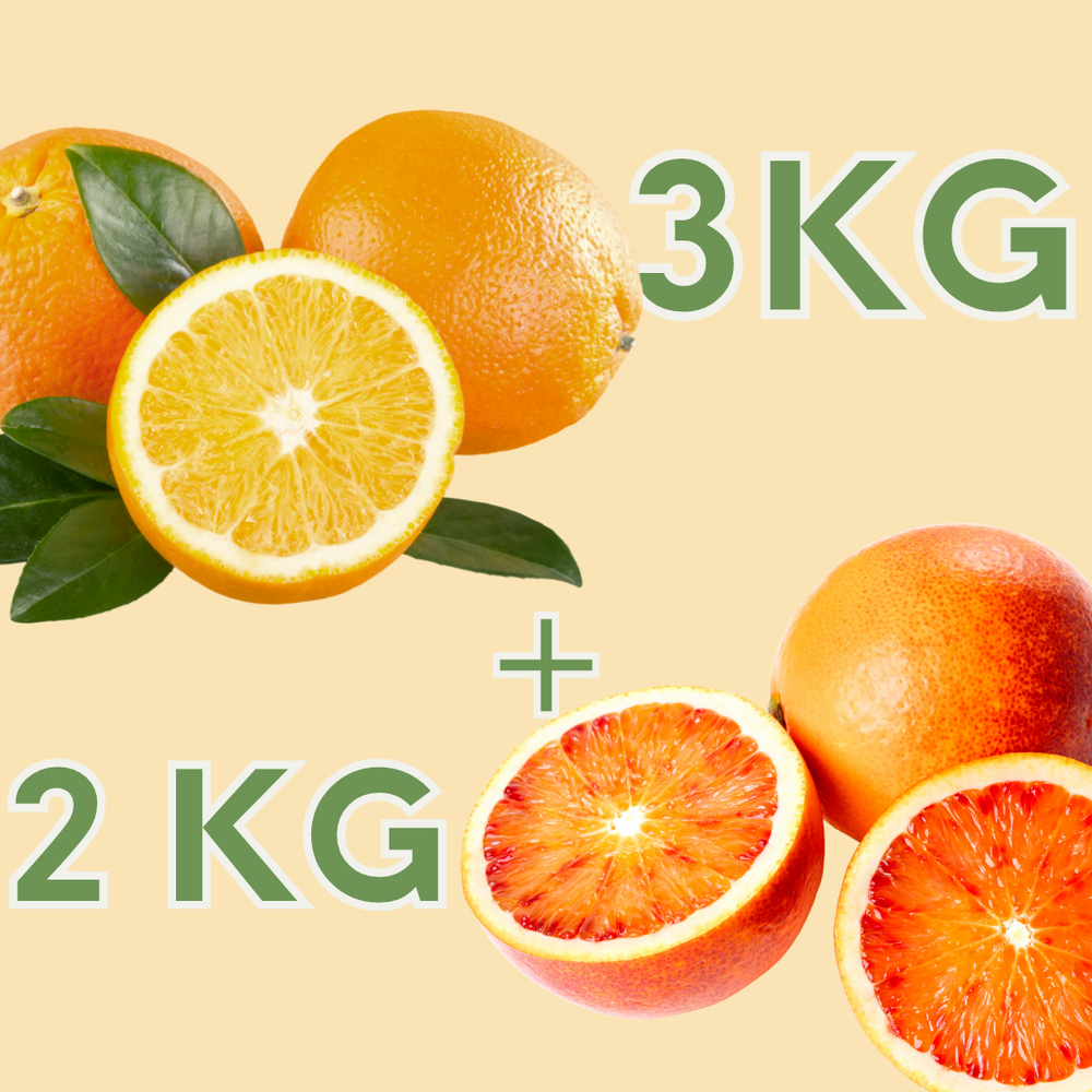3kg naranjas + 2 kg naranjas sanguinas